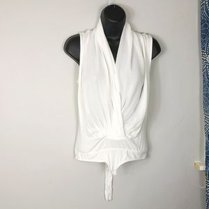 NY&C High Neck Dressy Bodysuit